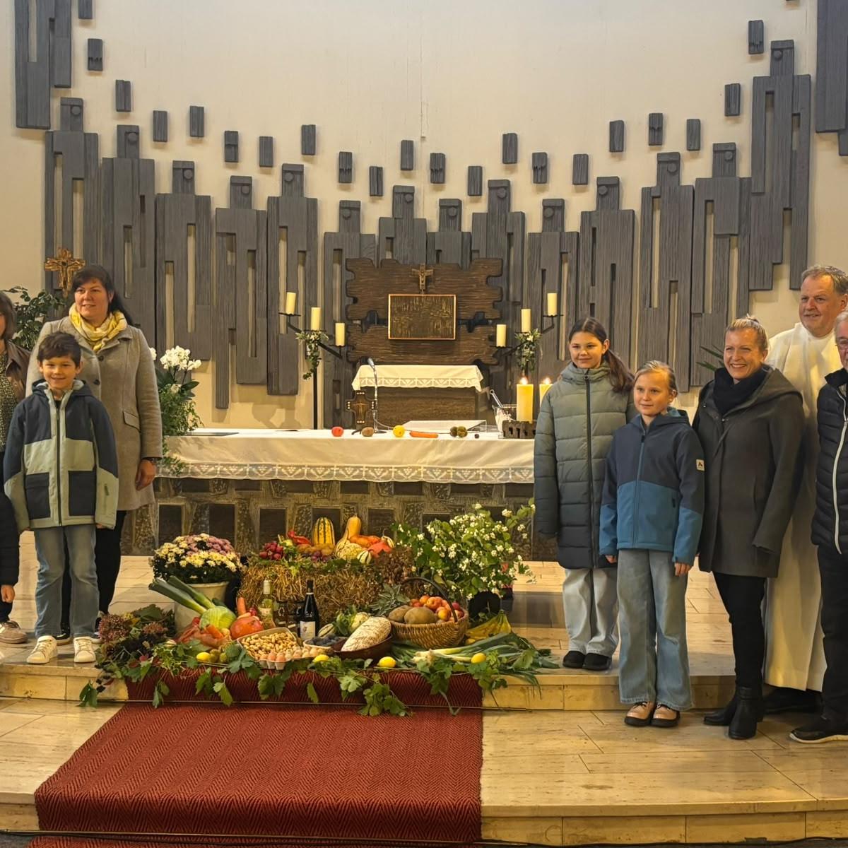 Das Vorbereitungsteam des Familiengottesdienstes in Ludwigsstadt