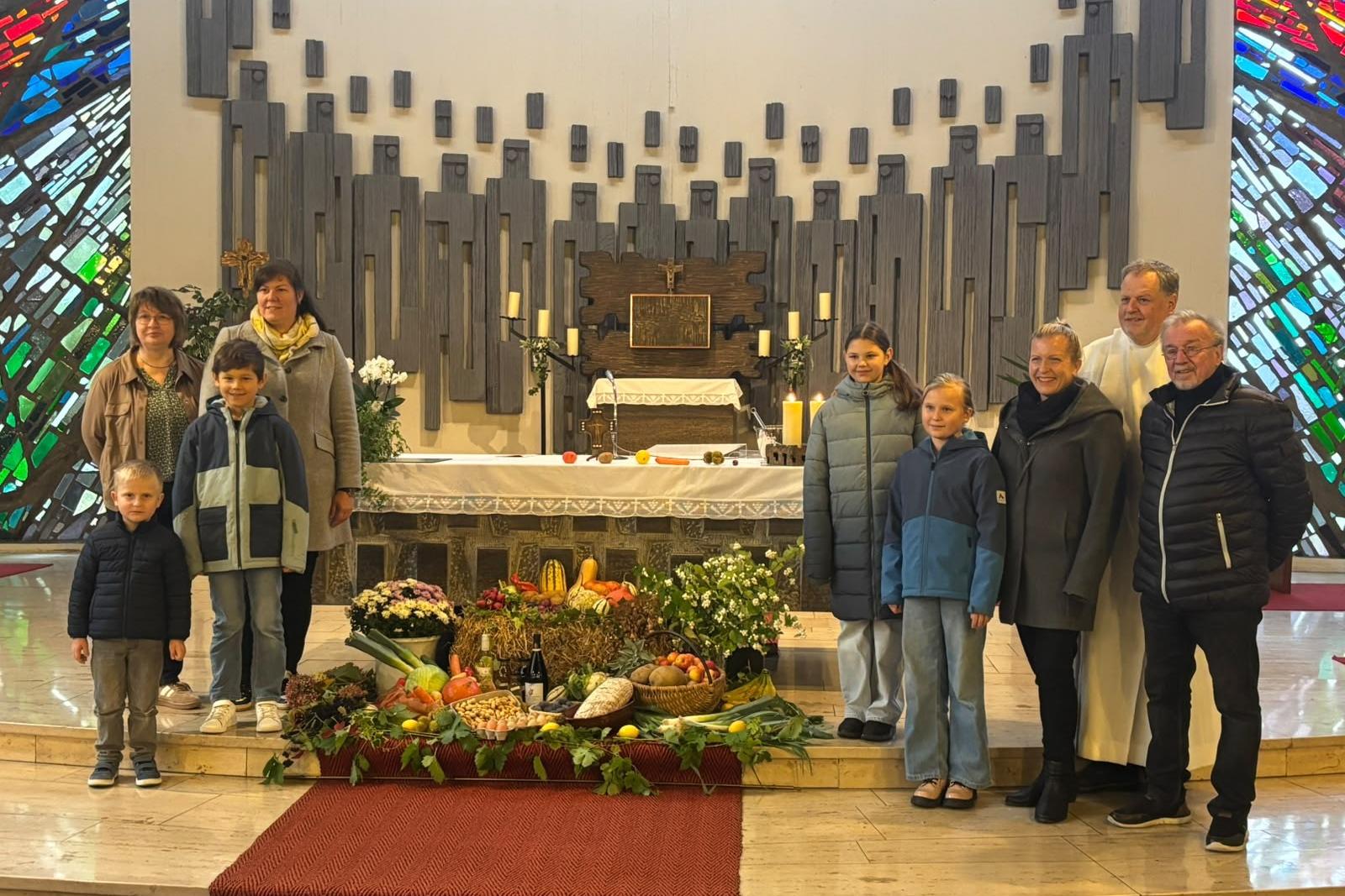 Das Vorbereitungsteam des Familiengottesdienstes in Ludwigsstadt