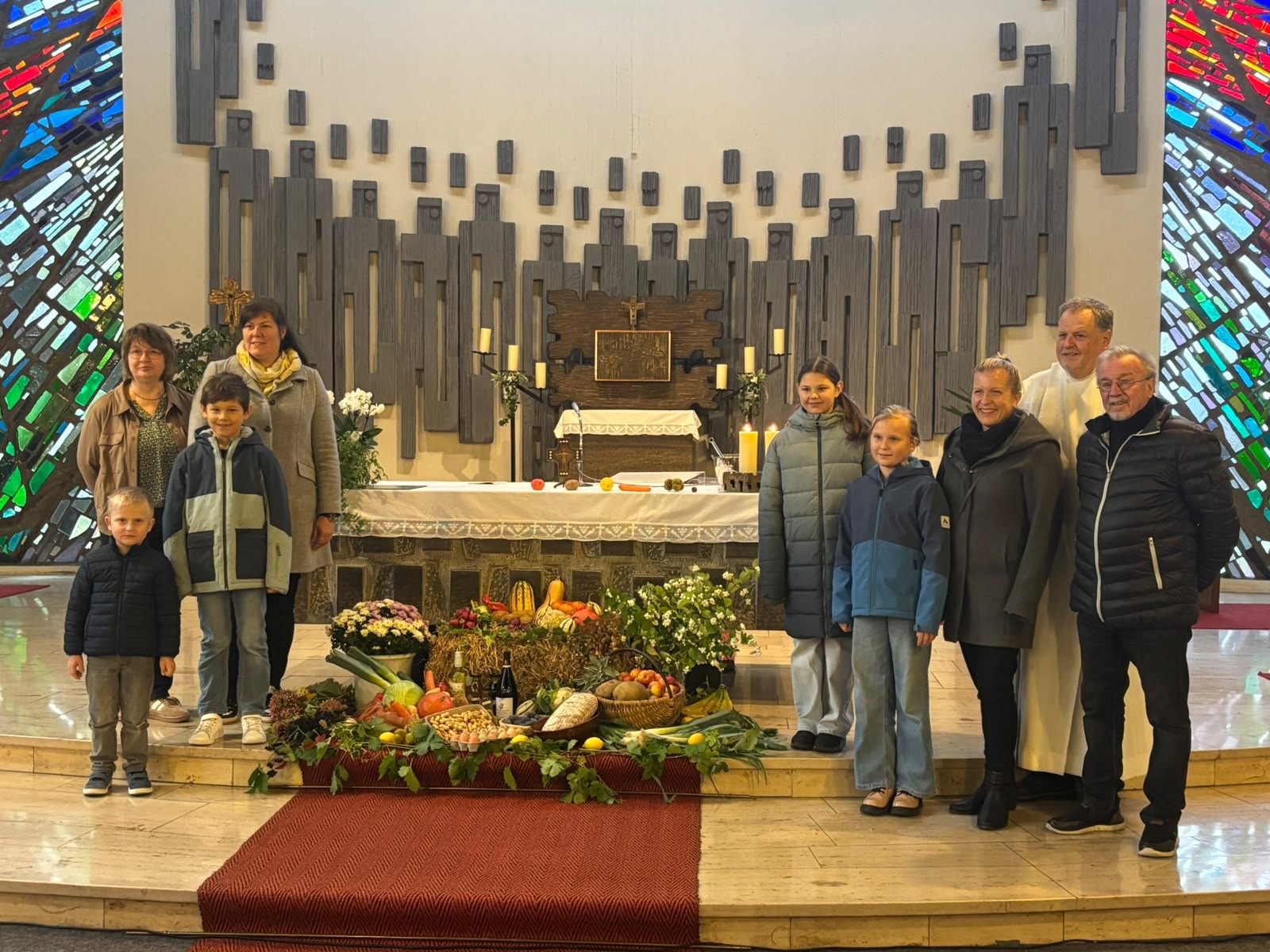 Das Vorbereitungsteam des Familiengottesdienstes in Ludwigsstadt
