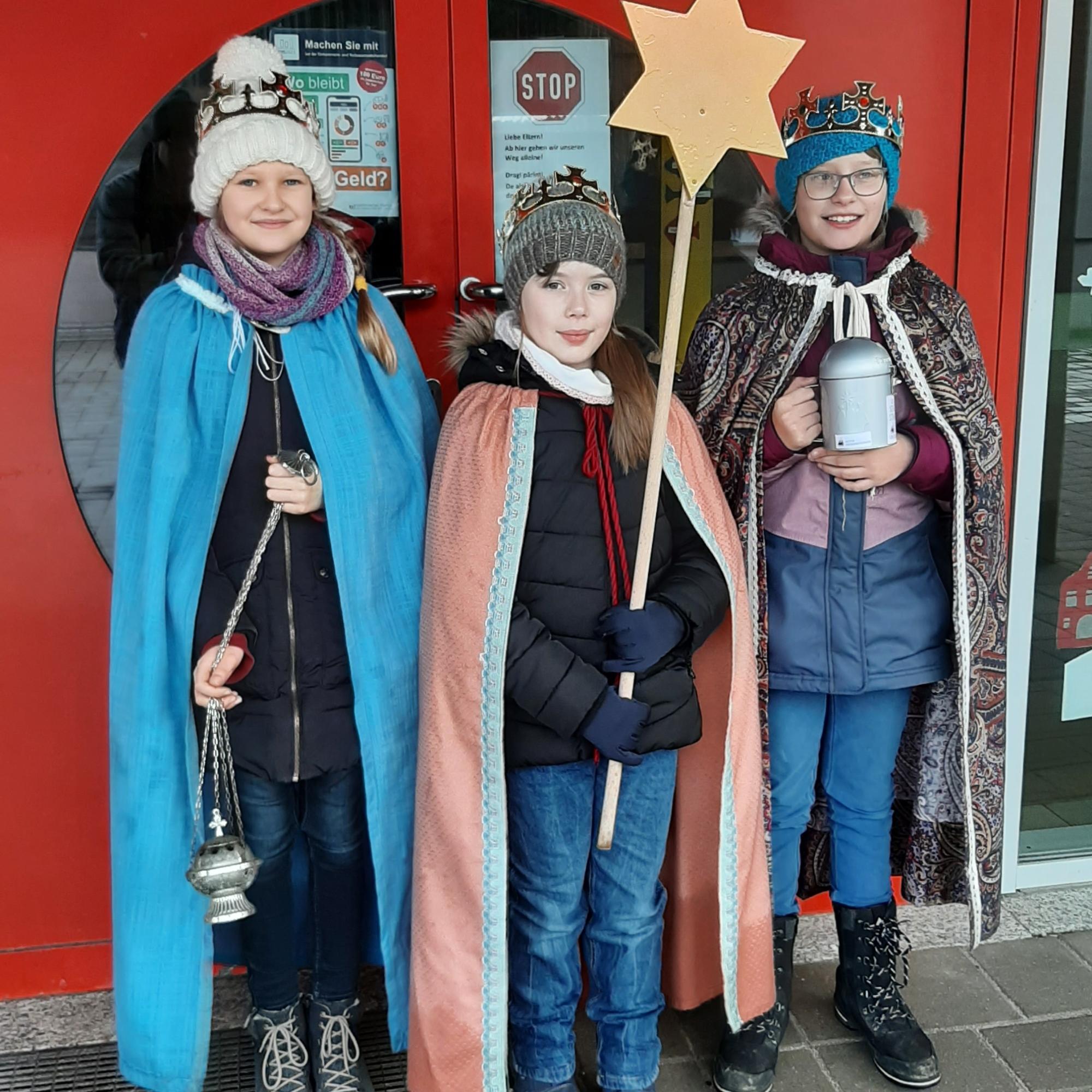 Sternsinger an der Schule