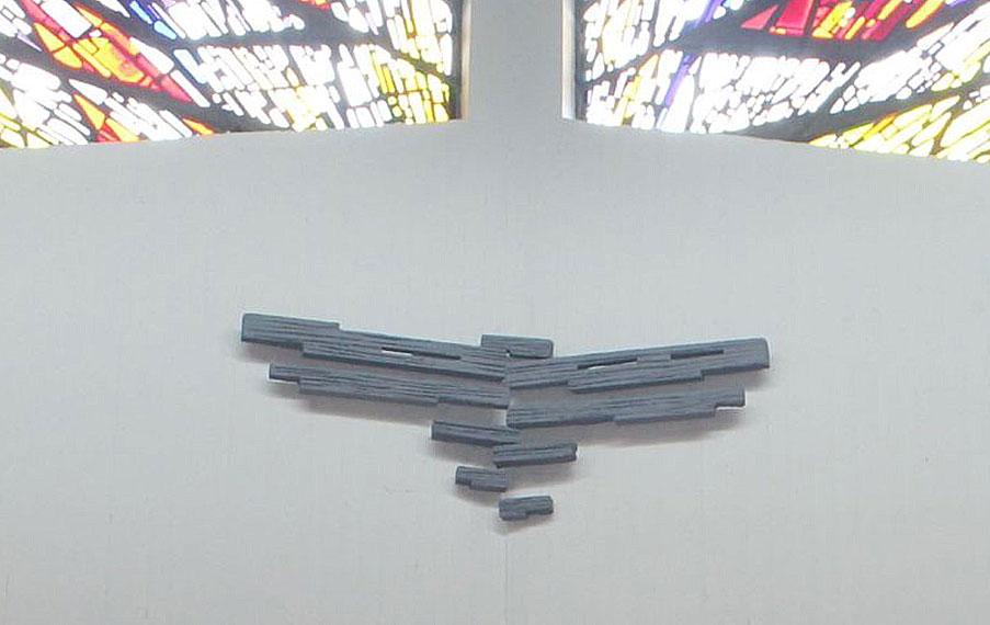 Blick in den Altarraum der Kirche in Ludwigsstadt